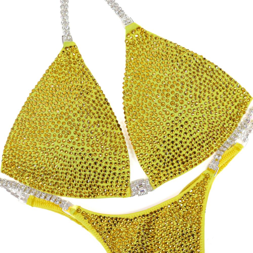 Yellow Radiance. Medium Molded/Pro. ACBikinis